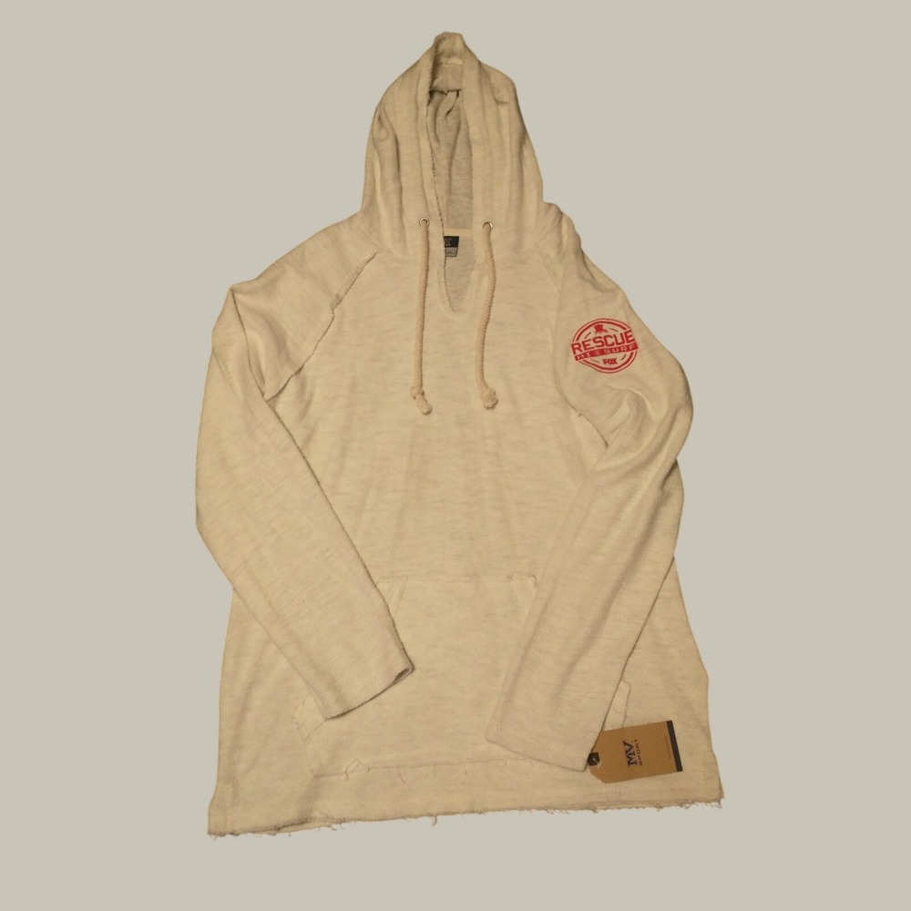 Rescue: Hi-Surf (Fox TV Series) RARE promo Hoodie Bonfire Terry Sweatshirt Sz M